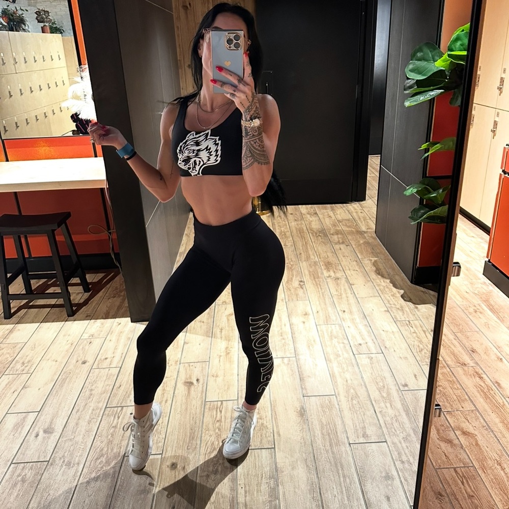 Darc Sport Wolves Black Sports Bra